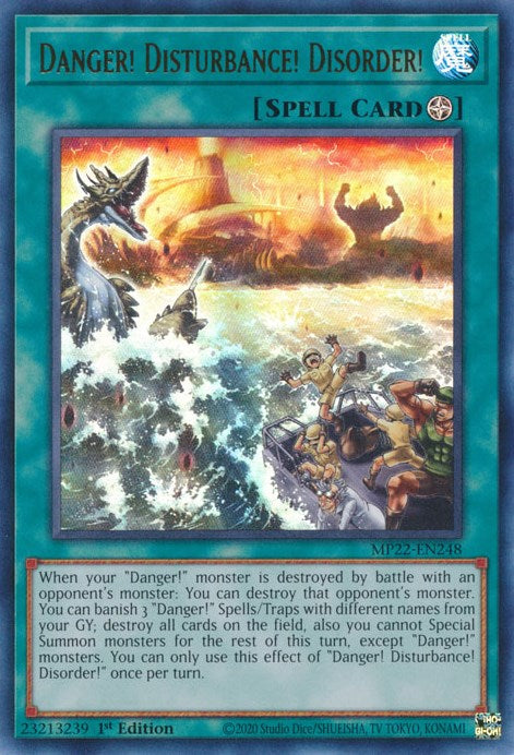 Danger! Disturbance! Disorder! [MP22-EN248] Ultra Rare | Exor Games Summserside