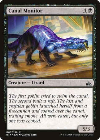 Canal Monitor [Rivals of Ixalan] | Exor Games Summserside