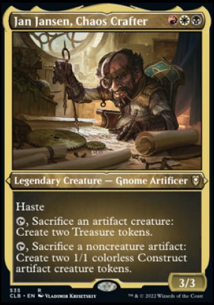 Jan Jansen, Chaos Crafter (Foil Etched) [Commander Legends: Battle for Baldur's Gate] | Exor Games Summserside