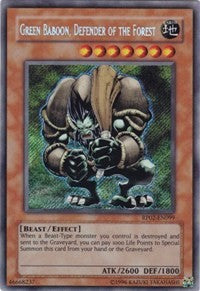 Green Baboon, Defender of the Forest [RP02-EN099] Secret Rare | Exor Games Summserside