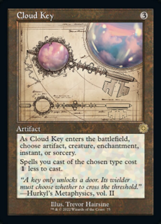 Cloud Key (Retro Schematic) [The Brothers' War Retro Artifacts] | Exor Games Summserside