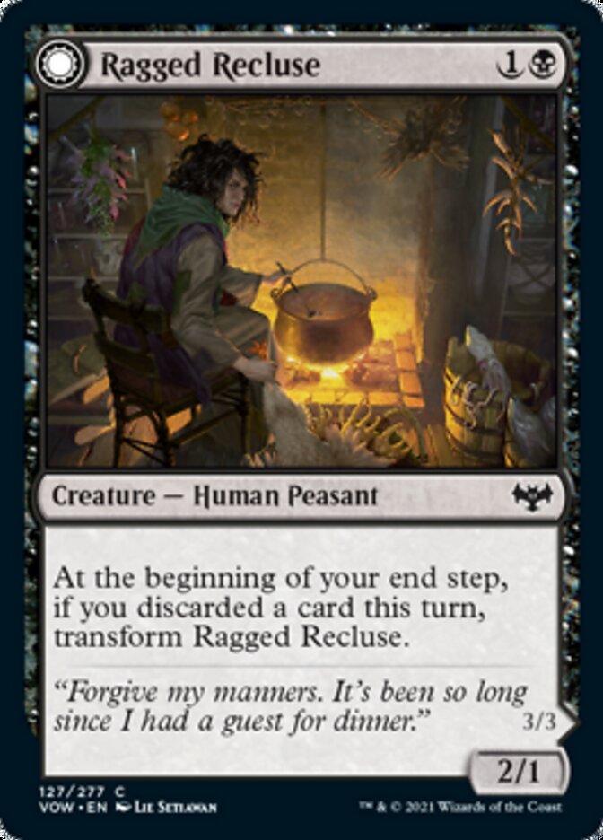 Ragged Recluse // Odious Witch [Innistrad: Crimson Vow] | Exor Games Summserside