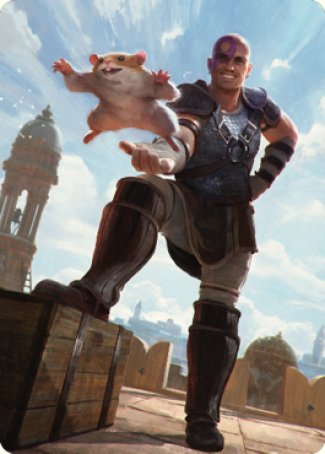 Minsc & Boo, Timeless Heroes Art Card (72) [Commander Legends: Battle for Baldur's Gate Art Series] | Exor Games Summserside