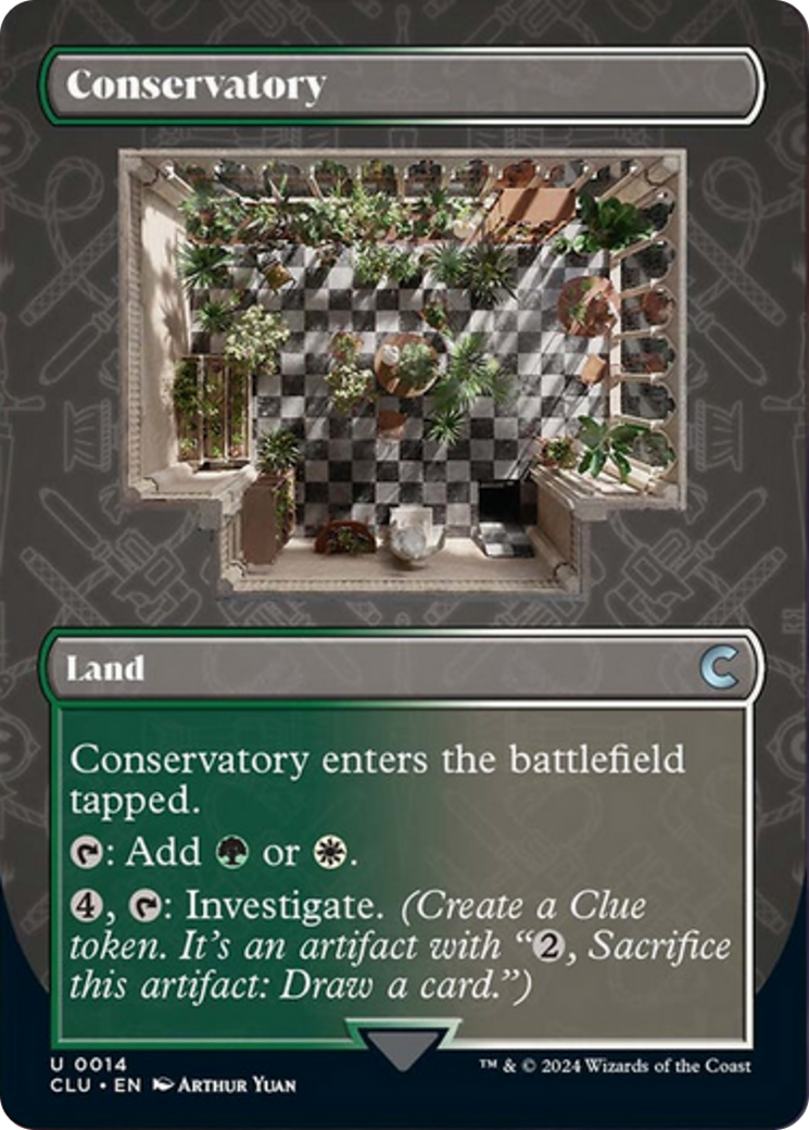 Conservatory (Borderless) [Ravnica: Clue Edition] | Exor Games Summserside