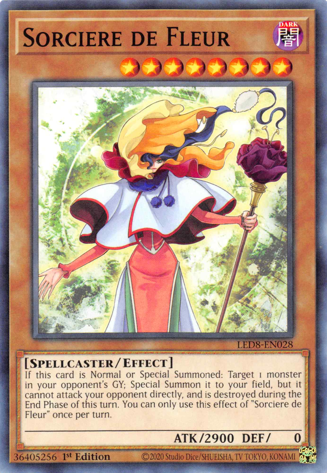 Sorciere de Fleur [LED8-EN028] Common | Exor Games Summserside