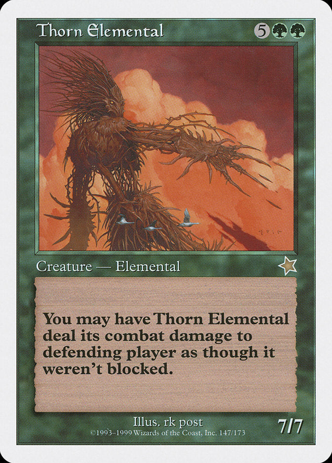 Thorn Elemental [Starter 1999] | Exor Games Summserside