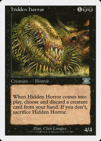 Hidden Horror [Classic Sixth Edition] | Exor Games Summserside