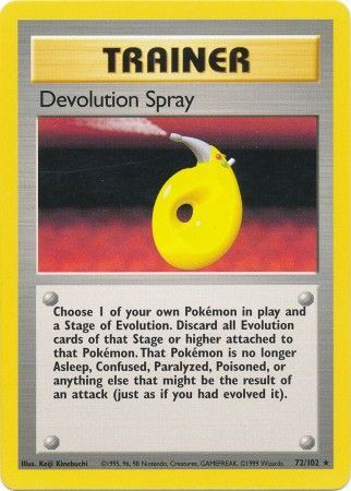 Devolution Spray (72/102) [Base Set Unlimited] | Exor Games Summserside