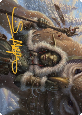 Owlbear Shepherd Art Card (Gold-Stamped Signature) [Commander Legends: Battle for Baldur's Gate Art Series] | Exor Games Summserside