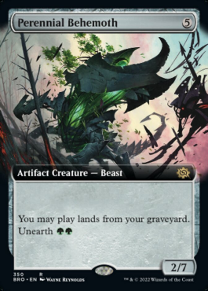 Perennial Behemoth (Extended Art) [The Brothers' War] | Exor Games Summserside