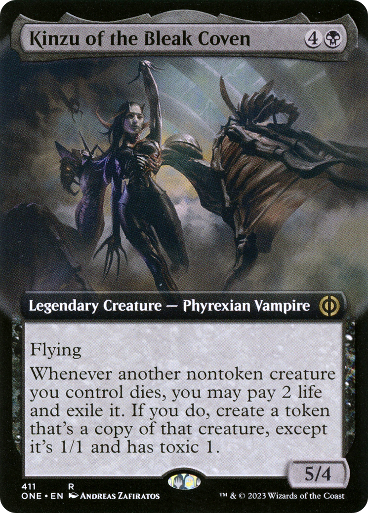 Kinzu of the Bleak Coven (Extended Art) [Phyrexia: All Will Be One] | Exor Games Summserside