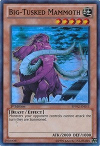 Big-Tusked Mammoth [BPW2-EN013] Super Rare | Exor Games Summserside