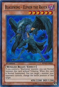 Blackwing - Elphin the Raven [BPW2-EN026] Super Rare | Exor Games Summserside