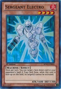 Sergeant Electro [BPW2-EN043] Super Rare | Exor Games Summserside