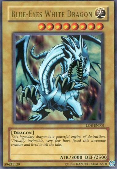 Blue-Eyes White Dragon [LOB-EN001] Ultra Rare | Exor Games Summserside