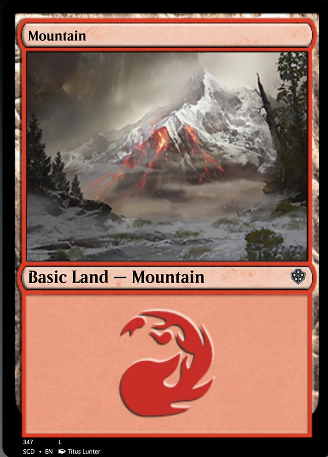 Mountain (347) [Starter Commander Decks] | Exor Games Summserside