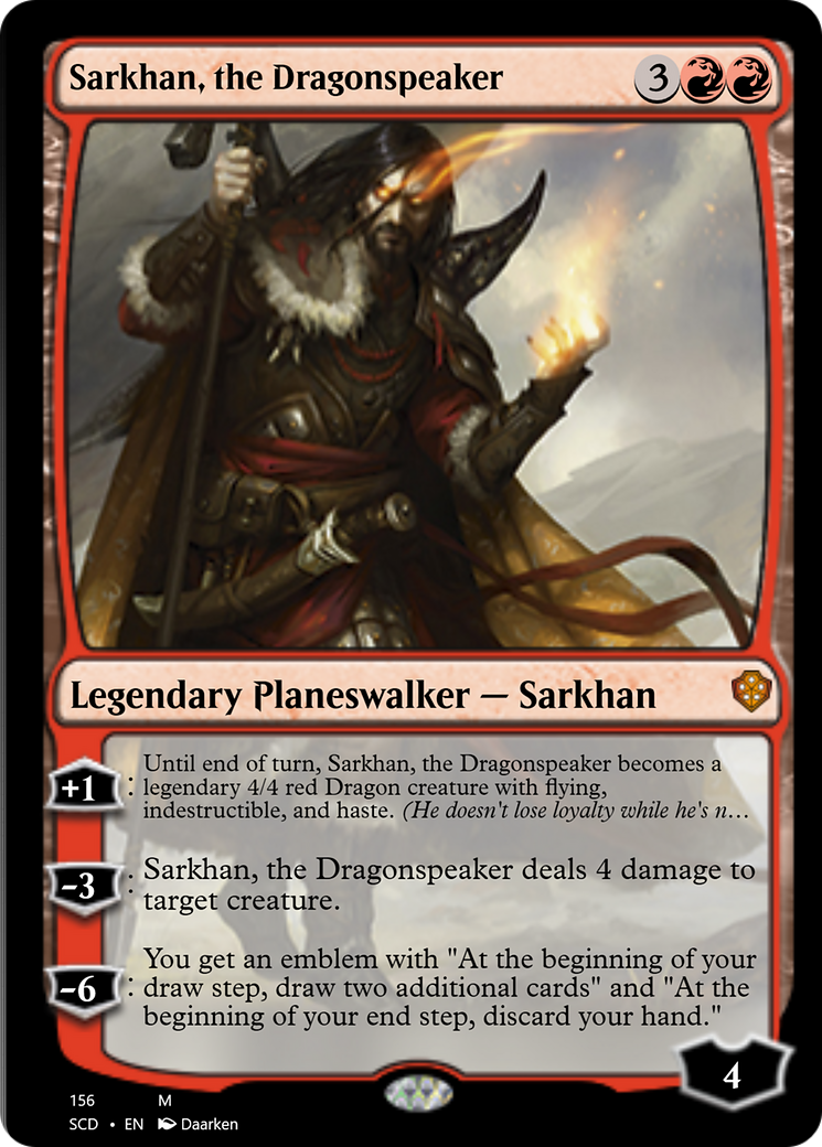 Sarkhan, the Dragonspeaker [Starter Commander Decks] | Exor Games Summserside