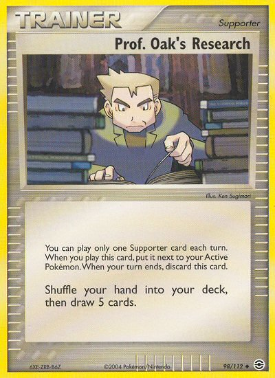 Prof. Oak's Research (98/112) [EX: FireRed & LeafGreen] | Exor Games Summserside