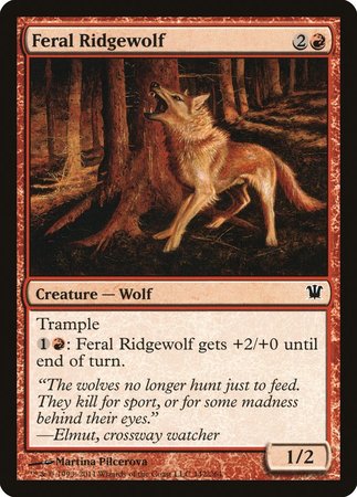Feral Ridgewolf [Innistrad] | Exor Games Summserside