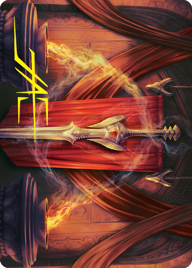 Ramosian Greatsword Art Card (Gold-Stamped Signature) [March of the Machine Art Series] | Exor Games Summserside