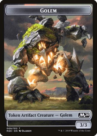 Golem Token [Core Set 2020 Tokens] | Exor Games Summserside