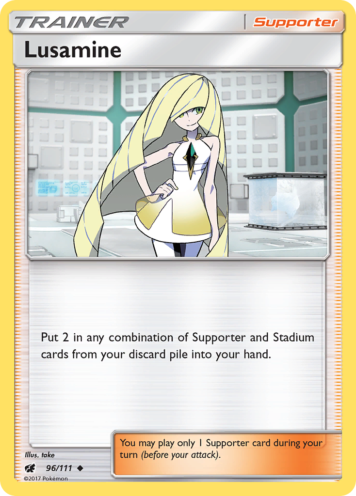 Lusamine (96/111) [Sun & Moon: Crimson Invasion] | Exor Games Summserside