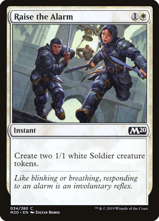 Raise the Alarm [Core Set 2020] | Exor Games Summserside
