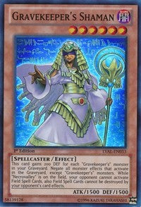 Gravekeeper's Shaman [LVAL-EN033] Super Rare | Exor Games Summserside
