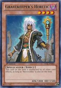 Gravekeeper's Heretic [LVAL-EN084] Rare | Exor Games Summserside