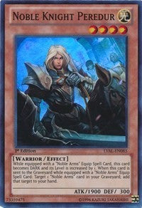 Noble Knight Peredur [LVAL-EN085] Super Rare | Exor Games Summserside