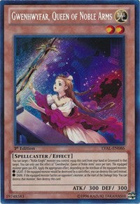 Gwenhwyfar, Queen of Noble Arms [LVAL-EN086] Secret Rare | Exor Games Summserside