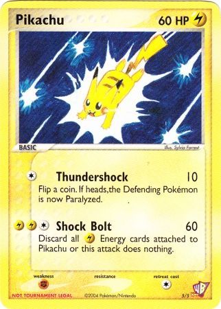 Pikachu (5/5) [Kids WB Promos] | Exor Games Summserside