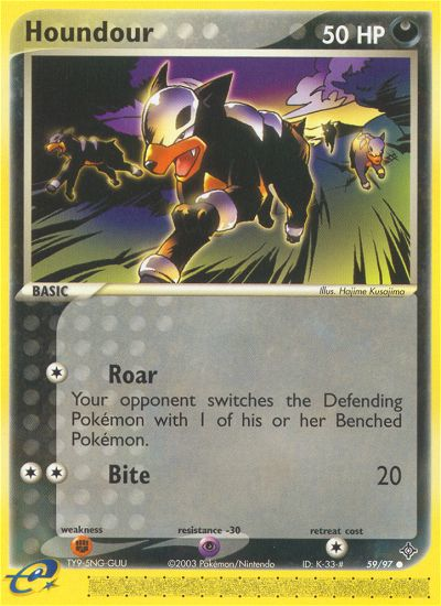 Houndour (59/97) [EX: Dragon] | Exor Games Summserside