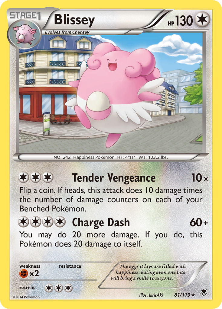 Blissey (81/119) [XY: Phantom Forces] | Exor Games Summserside