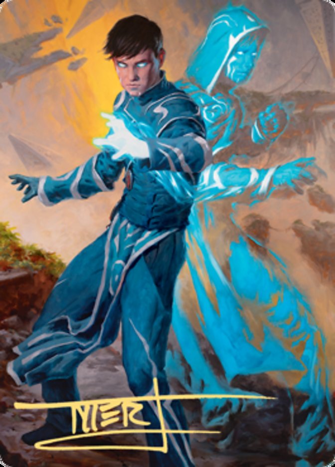 Jace, Mirror Mage 1 Art Card (Gold-Stamped Signature) [Zendikar Rising Art Series] | Exor Games Summserside