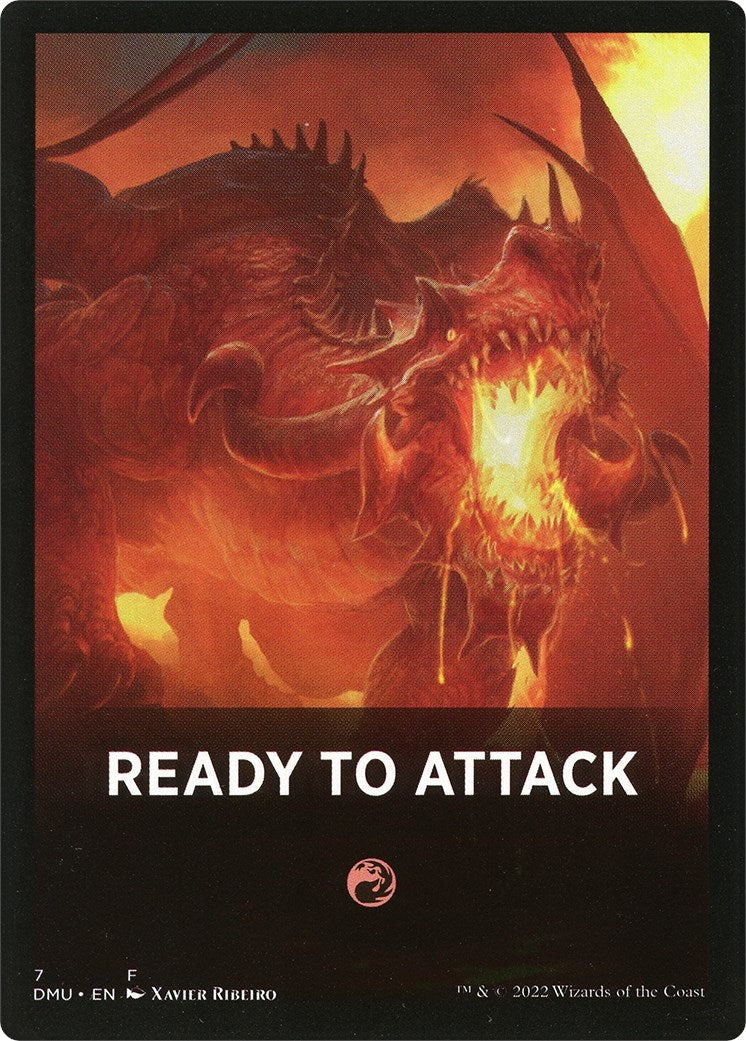 Ready to Attack Theme Card [Dominaria United Tokens] | Exor Games Summserside