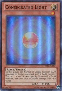 Consecrated Light [AP04-EN006] Super Rare | Exor Games Summserside