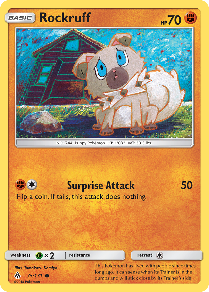 Rockruff (75/131) [Sun & Moon: Forbidden Light] | Exor Games Summserside