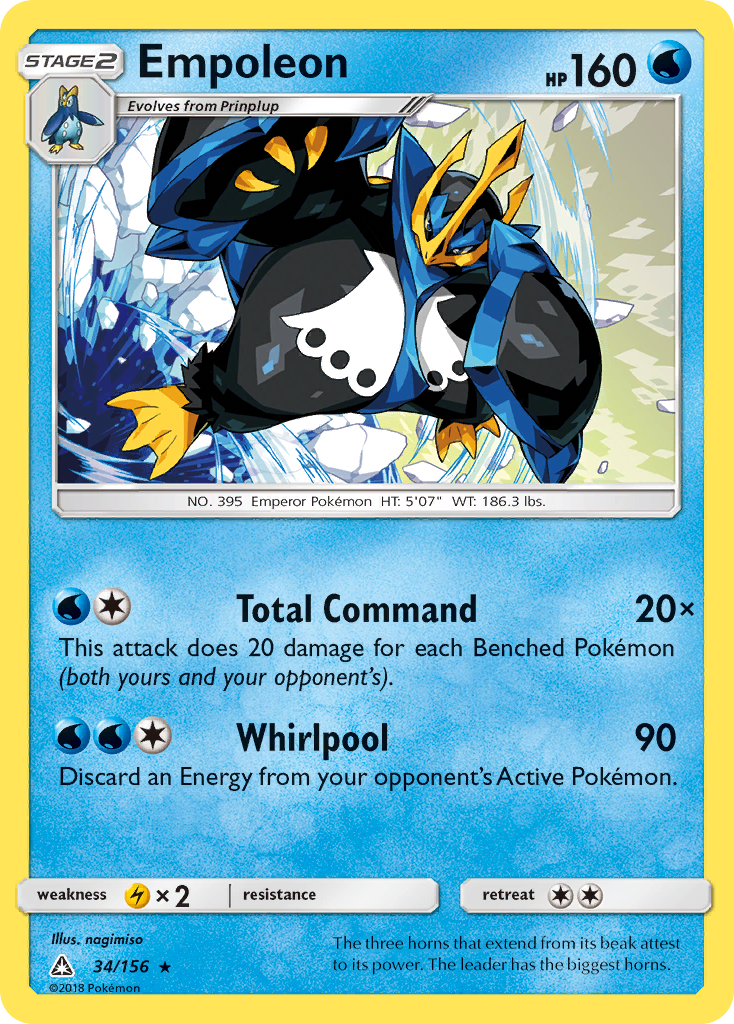 Empoleon (34/156) [Sun & Moon: Ultra Prism] | Exor Games Summserside