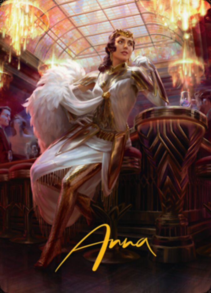 Elspeth Resplendent 1 Art Card (Gold-Stamped Signature) [Streets of New Capenna Art Series] | Exor Games Summserside