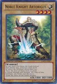 Noble Knight Artorigus (GAOV-ENSP1) [GAOV-ENSP1] Ultra Rare | Exor Games Summserside