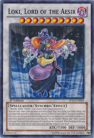 Loki, Lord of the Aesir [SP14-EN049] Starfoil Rare | Exor Games Summserside