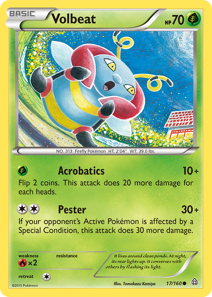 Volbeat (17/160) [XY: Primal Clash] | Exor Games Summserside