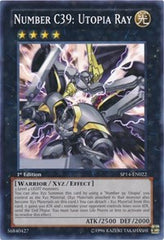 Number C39: Utopia Ray [SP14-EN022] Starfoil Rare | Exor Games Summserside
