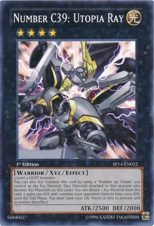 Number C39: Utopia Ray [SP14-EN022] Starfoil Rare | Exor Games Summserside
