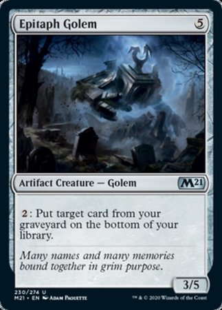 Epitaph Golem [Core Set 2021] | Exor Games Summserside