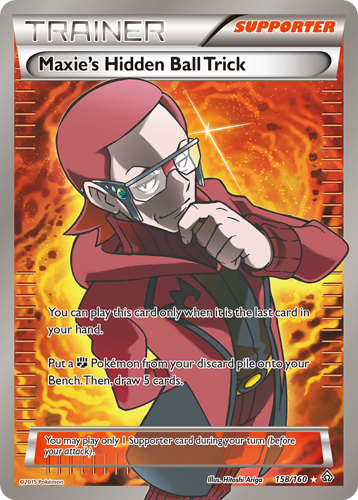 Maxie's Hidden Ball Trick (158/160) [XY: Primal Clash] | Exor Games Summserside