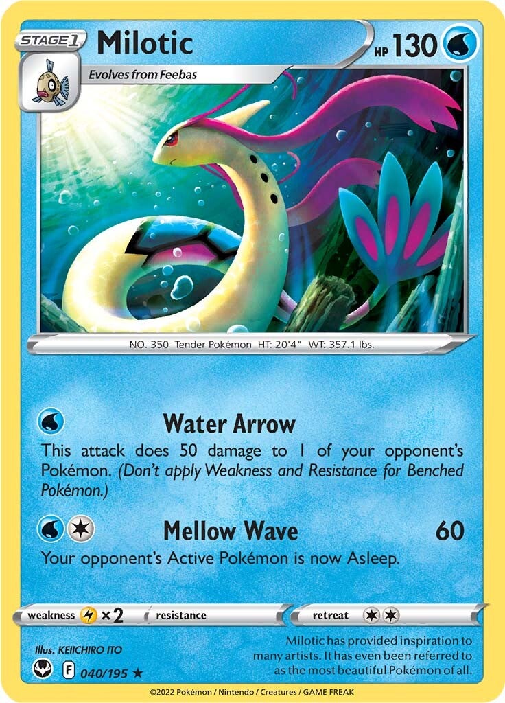 Milotic (040/195) [Sword & Shield: Silver Tempest] | Exor Games Summserside