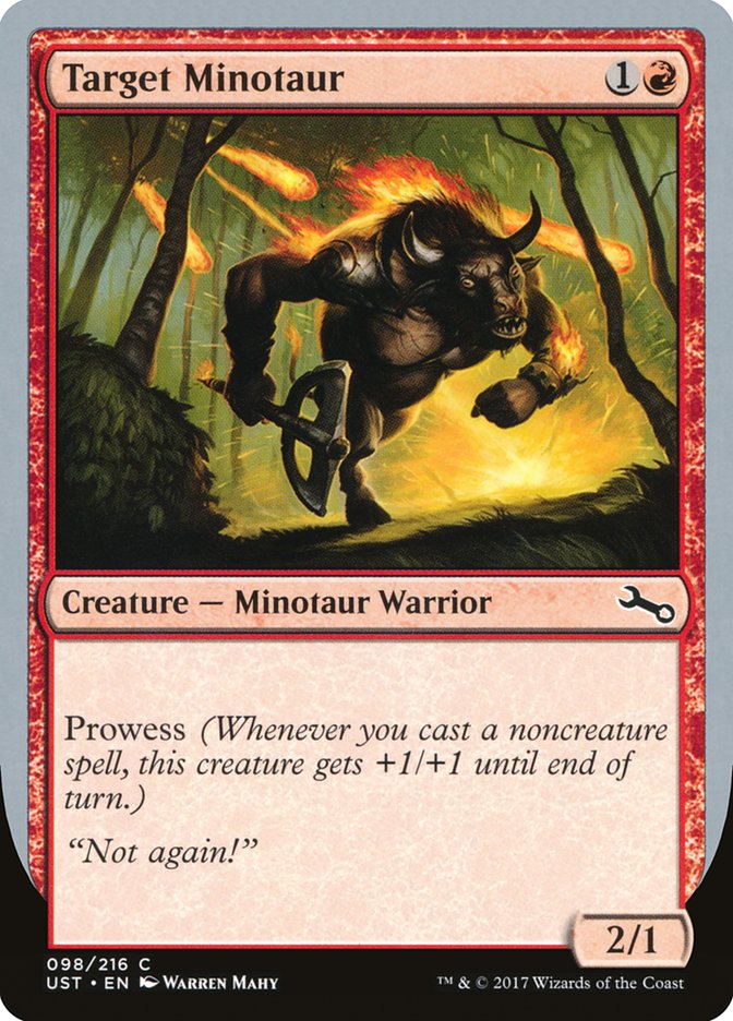 Target Minotaur (Fire Art) [Unstable] | Exor Games Summserside