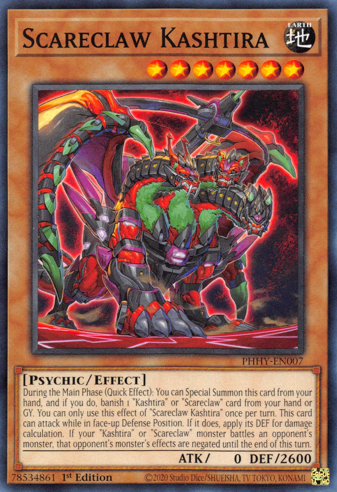 Scareclaw Kashtira [PHHY-EN007] Common | Exor Games Summserside